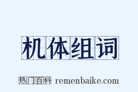 机体组词是什么意思的图片
